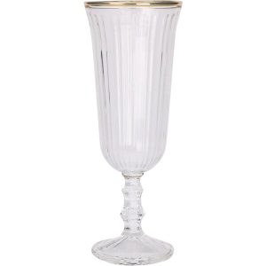 ΠΟΤΗΡΙ ΓΥΑΛΙΝΟ ΣΑΜΠΑΝΙΑΣ 6X15,7CM 120ML ΜΕ ΧΡΥΣΗ ΡΙΓΑ