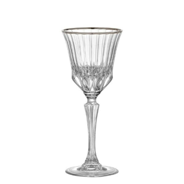 ΠΟΤΗΡΙ ΓΥΑΛΙΝΟ ΚΡΑΣΙΟΥ ADAGIO 220ML 20CM ΡΙΓΑ (ΑΣΗΜΙ)