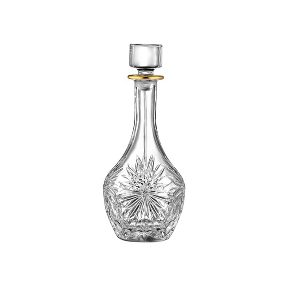 ΚΑΡΑΦΑ ΓΑΜΟΥ ΚΡΥΣΤΑΛΛΙΝΗ OASIS 1000ML 31CM ΡΙΓΑ ΧΡΥΣΗ