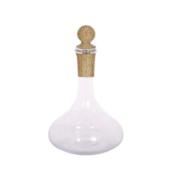 ΚΑΡΑΦΑ ΓΑΜΟΥ ΓΥΑΛΙΝΗ ΜΕ SWAROVSKI 20Χ23CM 1,7L